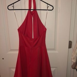 Red dress